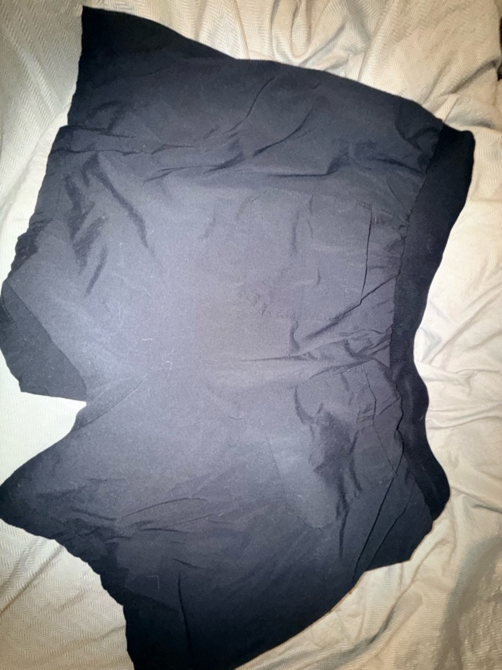 Athletic Drawstring Performance Shorts - Black - Picture 3 of 3